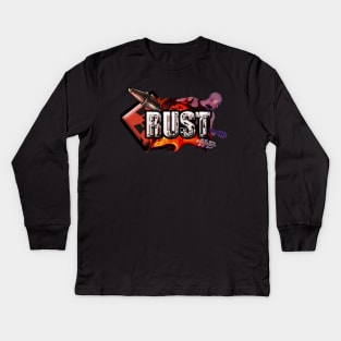 RUST shirt Kids Long Sleeve T-Shirt